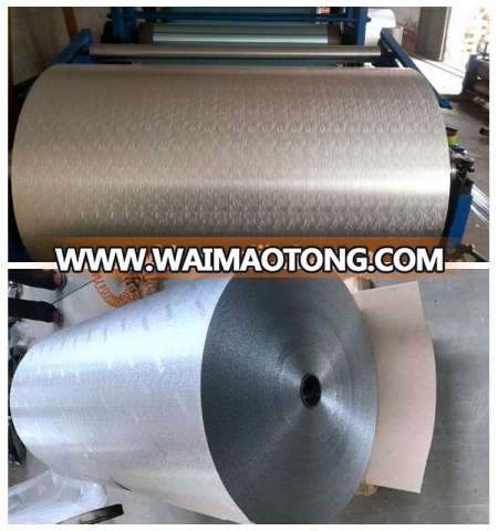 professional embossed and double-side aluminum foil for thermal insulation panel