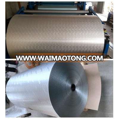 professional embossed and double-side aluminum foil for thermal insulation panel